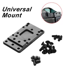 Universal Tactical Mounting Plate Red Dot Rear Optics Sight Mount Base Kit For Glock RMR/VENOM/MROS