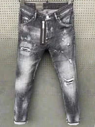 Herren Distress Ripped Skinny Jeans Designer Slim Fit Denim Destroyed Denim Hip Hop Hosen für Männer gute Qualität