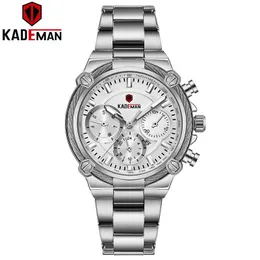 腕時計Kademan 2021 Watches Ladies Creative Steel Women'sBracetemememay Waterfrof Date Display Display Relogio Feminino