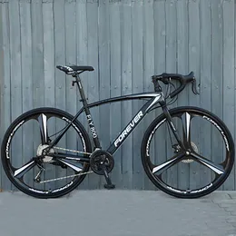 700C Entry-level bike Bend-bar Ultra-fast Male Windbreaking Road Racing Ultra-light Variable Speed