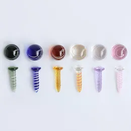Курение Dichro Glass Terp Pearls 20 мм Цветные твердые шарики для Slurpers Quartz Banger Nails Water Bongs Dab Oil Rigs