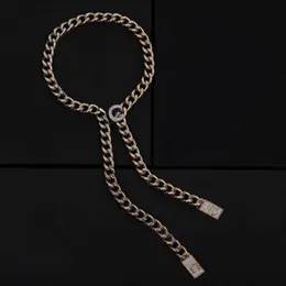 2024 Luxury Quality Charm Pendant Halsband med diamant och lång kedja för kvinnor Bröllopsmycken Gift Have Box Stamp PS7461