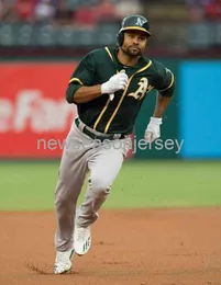 COCO CRISP Green Stitched Baseball Jersey for Men, Women, and