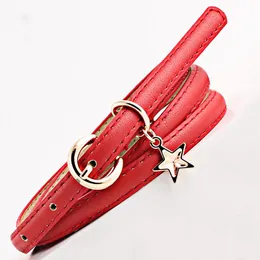 Belts Fashion Trend Punk For Women Casual Alloy Pin Buckle Pu Leather Waistband Female Jeans Waist Belt Cinto Feminino Pasek