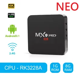 Leadcool MX9 PRO Genuine Android TV Box Quad Core 4K 3D Set Top Box HD Media Player Smart TV Box MX9NEO