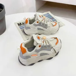 Unisex 3-12 år höst barn sneakers pojkar sport sko för barn flicka mode mesh andningsbar icke-glida casual tränare sko 2021 g1025