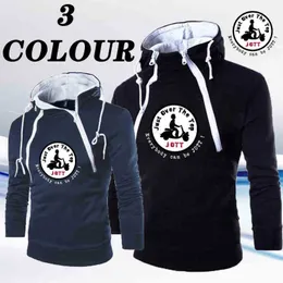 2022 Autumn and Winter Men's Fashion Jott Double Chain Sweater Long Sleeve Sports Hoodie Cold Proof Sweatshir