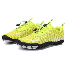 GAI 2021 Four Seasons Five Fingers Sports Shoes Mountaineering Net Extreme Simple Running, Cycling, Hiking, Green Pink Black Rock Climbing 35-45 Eight