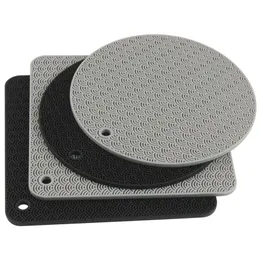Mats & Pads Silicone Trivet For Pots Pans,Drying Mat,Silicone Pot Holder Oven Mitts Drip Mat And Pans