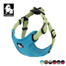 Truelove Padded Reflective Dog Harness Vest Pet Dog Step In Harness Adjustable No Pulling Pet Harnesses For All Dog Breed 210729