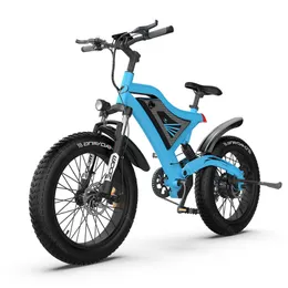 Электрический велосипед с дороги 2 колеса электрические велосипеды 48V15AH 500W Aostirmotor красный / синий мини-электрический горный велосипед взрослых