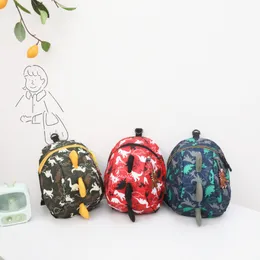 한국 패션 겨울 아이 슈퍼 쿨 공룡 지갑 배낭 어린이 사랑스러운 초등학교 캔버스 학교 가방 도매
