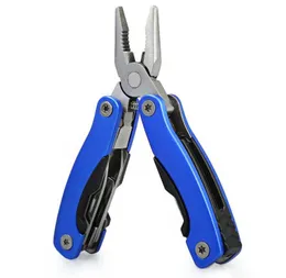 AA3 9 in 1 Foldable Knife Multifunctional Plier Portable Outdoor Survival Stainless Steel Hand Tools Bottle Wrench Pliers Files