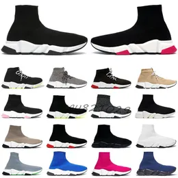 2021 Sock Running Shoes Mens Kvinnor Luxurys Designer Platform Sneaker Beige Yellow Fluo Black Pink Whit Red Neon Flat Fashion Vintage Sportstorlek 36-46 CV6