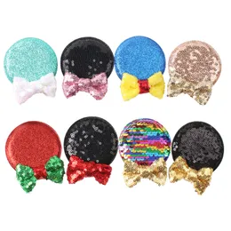 Child Hair Accessories Bow Ears Barrettes Kids Bows Hairs Clip Mouse Ear Hairpins Festival Mouses Headband Party Hairgrips ZC590