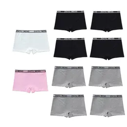 10pc / lot flicka underkläder trosor mjuka barn boxer andningsbaraPanties Teenage Sport Panties 8-14 år 211122