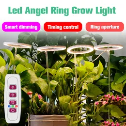 Anel crescer luz dc5v usb phytolamp levou lâmpada de espectro completo para estufas de plantas de plantas interior flor flor