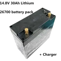 14.8V 30Ah 4S 26700 lithium ion battery pack for soalr storage energy system of street lamp e-scooter LED light CCTV camera