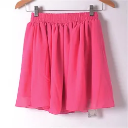 Skirts Yellow Double-deck Skirt Female Sweet Pleated 2021 Summer Sexy High Waist Chiffon Short Fashion Tulle Mini