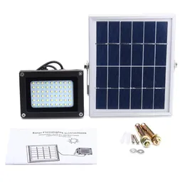 54 LED Solar Light With Bracket Outdoor Waterproof Sensor Garden Yard Path Security Flood Spot Lamp Dusk-to-Dawn Lantern