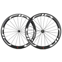 Darktec Brand Wheels målning 50mm 25mm bred Clincher Wheelset 700C Road Bike Carby Cykelhjul AB-VR-50C