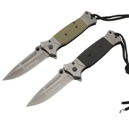 Browning FA38 Quick Opening Flipper Folding Knife Pocket Outdoor Tactical Camping Hunting Survival Knives