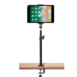유니버설 타블렛 스탠드 홀더 유연한 360도 클립 휴대 전화 홀더 iPad Pro 11에 대 한 게으른 데스크탑 브래킷 마운트