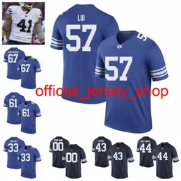 Byu Cougars Jerseys Ty Detmer Jersey Sione Takitaki Ty'son Williams Talon Shumway Aleva Hifo College Cootball Jerseys Custical Stitched
