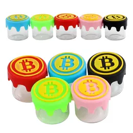 6ml unique shape Storage Bottles silicone dab container nonstick jar can use for Home Storages and keeping