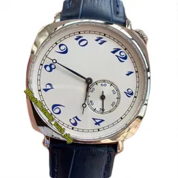 2022 AIF Orologio da uomo Historiques American 1921 A4400 Meccanico a carica manuale 82035/000P-B168 Quadrante bianco Cassa in acciaio 316L Cinturino in pelle Super Edition Orologi per l'eternità