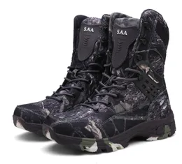 Homens Militares Tactical Luxurys Botas Outono Inverno Impermeável De Couro Army Boot Deserto Sapatos de Trabalho de Segurança Combate Ankle Plus Size 47