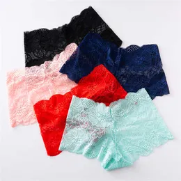 3pcs Sexiga Lace Panties Underkläder Kvinna Bekväm Underkläder Kvinna Intimates Transparenta Panty Nylon Kvinnors Underbyxor Y0823