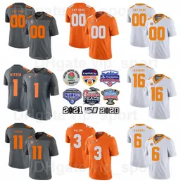 NCAA College Football Tennessee Volunteers Jersey 5 Hendon Hooker 7 Joe Milton III 8 Tiyon E 2 Jabari Small 23 Jaylen Wright 1 Velus Jones Jr Número de nome personalizado