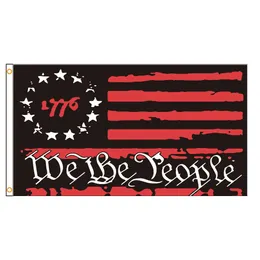 JOHNIN 3x5Fts We The People Flag Betsy Ross 1776 American Banner 工場直接 90x150cm
