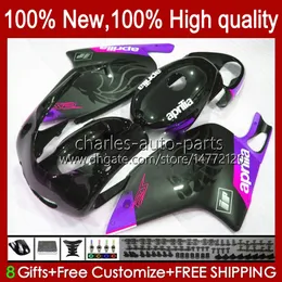 OEM-Karosserie für Aprilia RSV125 RSV-125 RS-125 36NO.112 RSV RS 125 Purple Black R RR 125RR RS125 99 00 01 02 2003 2004 2005 RS4 RSV125RR 1999 2000 2001 2002 03 04 05 Verkleidung