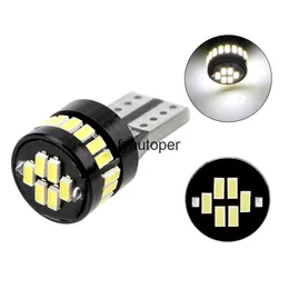 Parkeringsljus T10 24SMD 3014 Licensplatta Ljus Super Bright White Instrumentlampa Bil Clearance Lamp