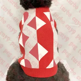 Knit Jacquard Pet Sweater Vest Brand Pets Sweaters Dog Apparel Trendy Dogs Sweatshirts Clothing Three Colors