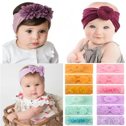 3PCS/Set Baby Hairbands Zestaw Hair Akcesoria dla dziewcząt Kłonek Kwiat Elastyczne opaski na głowę