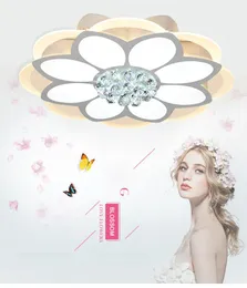 Luzes de teto LED FLOR BLOSSOM K9 CRISTAL PMMA FERRO PARA SALA DE LAMBONLEUCHTEN LAMPARA DE TECHO REPOSTA