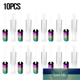 10 st / parti 3ml tomma läppglansrör DIY Clear Lip Glaze Flaskor Kosmetiska förpackningsbehållare Refillerbara flaskor Makeup Tool