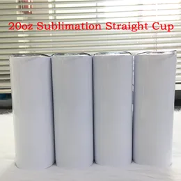 20ozタンブラーマグス昇華タンブラーブランクステンレス鋼テーパーストレートカップ短い水ボトルコーヒーマグカップ