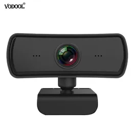 2K 2560 * 1440 Webcam HD الكمبيوتر الكمبيوتر Webcamera مع ميكروفون الكاميرات القابلة للتدوير البث المباشر