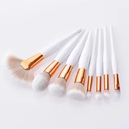 8-teiliges professionelles Make-up-Pinsel-Set für Puder, Rouge, Foundation, Lidschatten, Make-up-Pinsel, Kosmetik-Sets