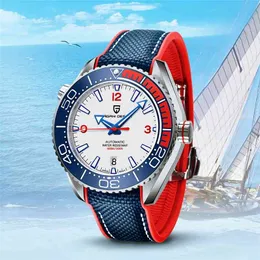 PAGANI DESIGN Top Brand Sports Men Mechanical Wristwatch Ceramic Bezel Waterproof Automatic Watch Sapphire Glass Watches Men 210804