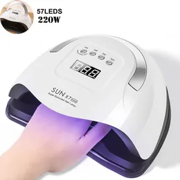 Profissional gel laca secador máquina uv cura luz pedicure manicure s sol x7max led unha lâmpada
