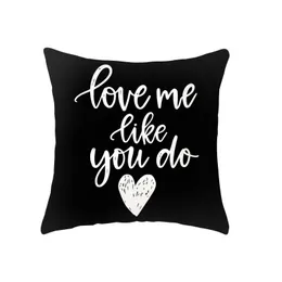 Valentine's Love Pillow Case bez twarzy Lalka obejmuje bawełniane poduszki 18 x