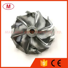 TD04H 49189-01700/49377-06351 41.93/55.69mm 6+6 blades Turbocharger Turbo Billet compressor wheel/Aluminum 2618/Milling wheel for Isuzu 49189-00570 15T Cartridge/CHRA