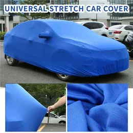 Universal Full Stretch Car Cover Dust Sun Protection Scratchproof UV Full Car Cover Protection Customized for BMW Audi Benz W220322