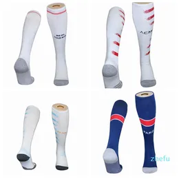 2020 Real Madrid Marselha Manchester Paris Messi Kane Adulto Kids Kids Kids Knee High Grosso Football Sports Socks