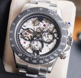 Luxury High quality Skeleton Glidelock Clasp Automatic Wristwatch watch watches